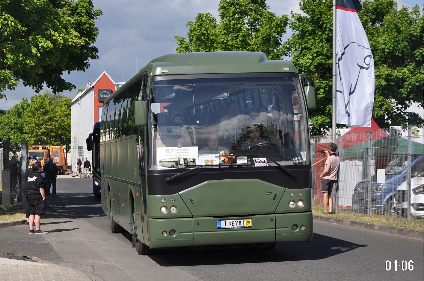 Венгрия, Ikarus EAG E95.70 (E95M) № I 67AI 25; Тюрингия — 8. Ikarus-Bus-Treffen in Deutschland — Meiningen 17.05.2025