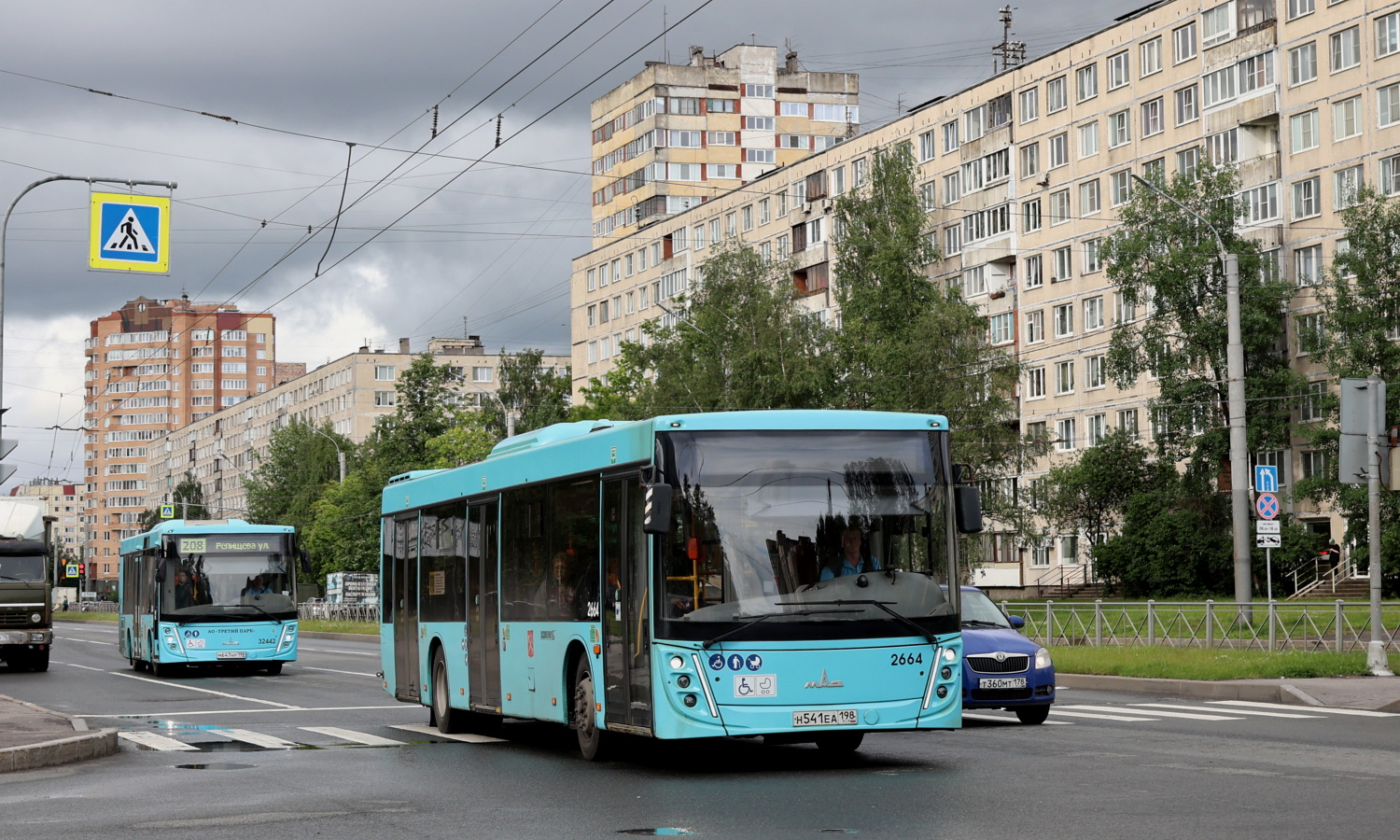 Санкт-Петербург, МАЗ-203.047 № 2664