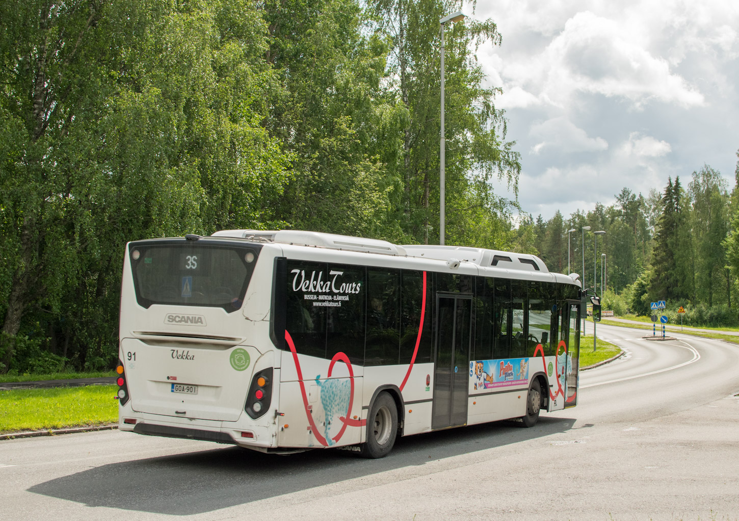Финляндия, Scania Citywide LE Suburban № 91
