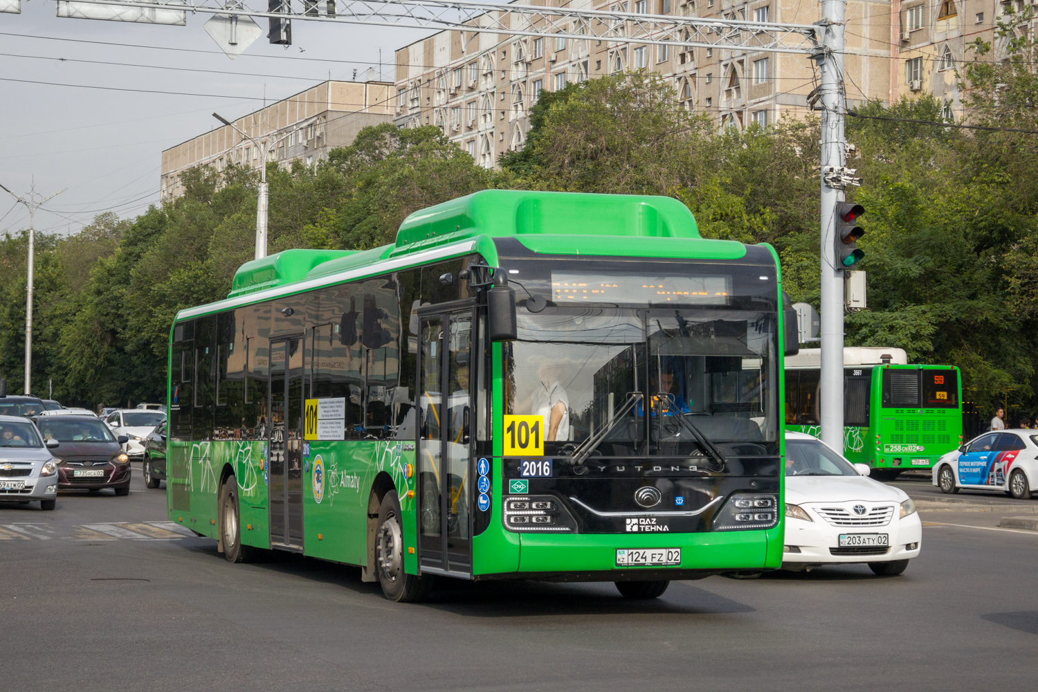 Алматы, Yutong ZK6126HG (QazTehna) № 2016