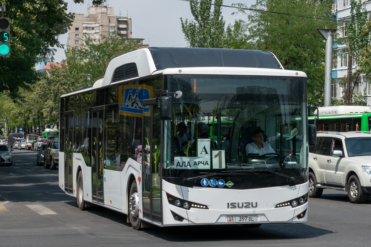 Кыргызстан, Anadolu Isuzu Citiport 12 CNG № 01 397 BL