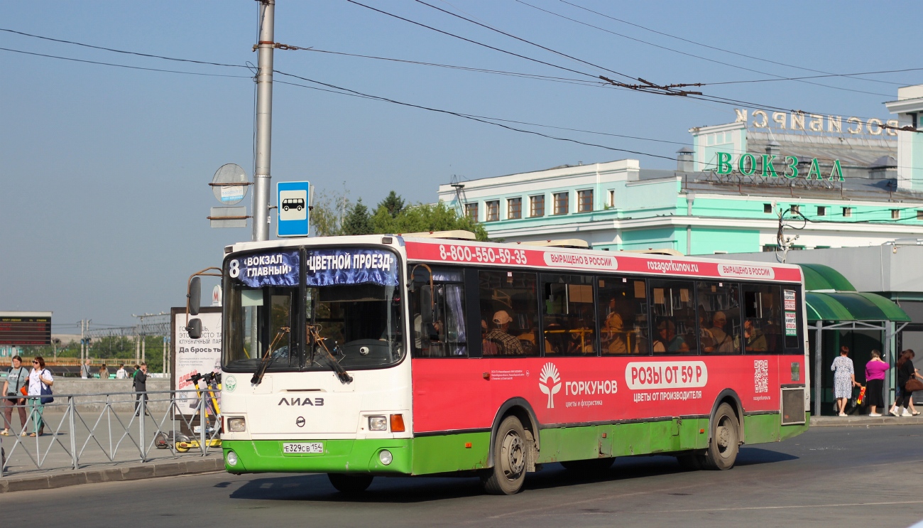 Новосибирская область, ЛиАЗ-5256.60 № Е 329 СВ 154