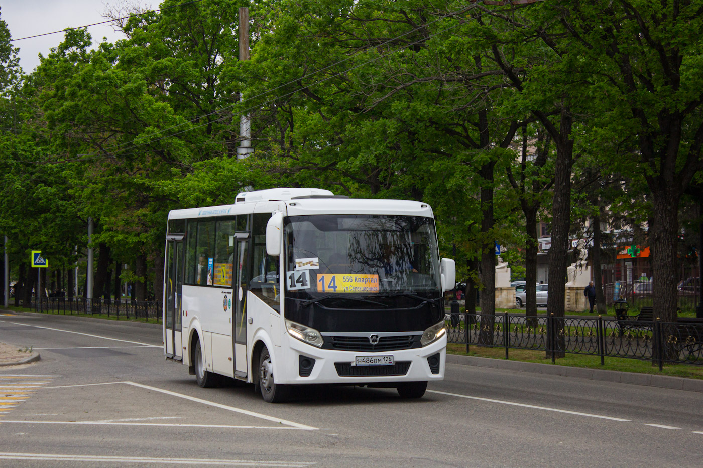 Ставропольский край, ПАЗ-320435-04 "Vector Next" № Н 486 ВМ 126