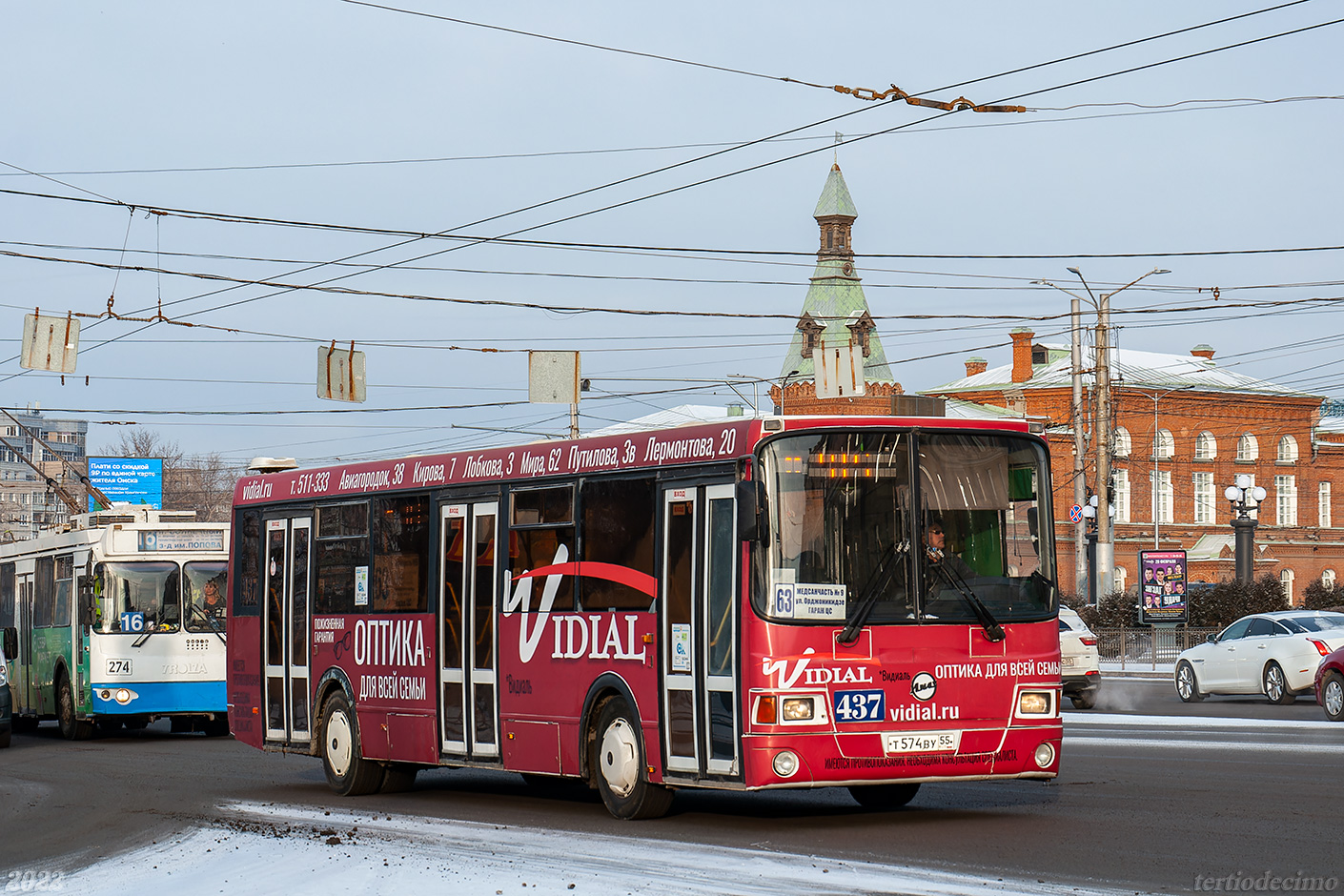 Омская область, ЛиАЗ-5256.53 № 437