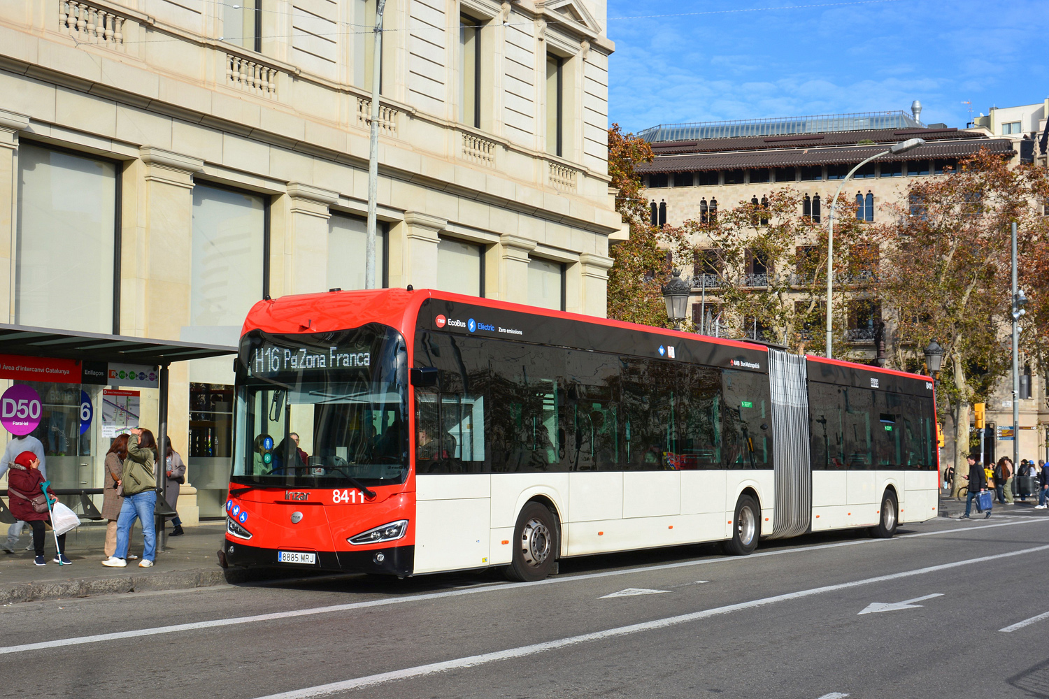Испания, Irizar ie bus 18m № 8411