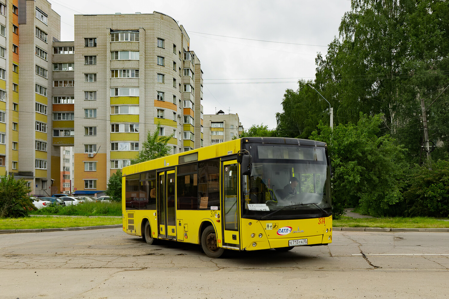 Вологодская область, МАЗ-206.063 № 374 Вологодская область, МАЗ-206.063 № 374
