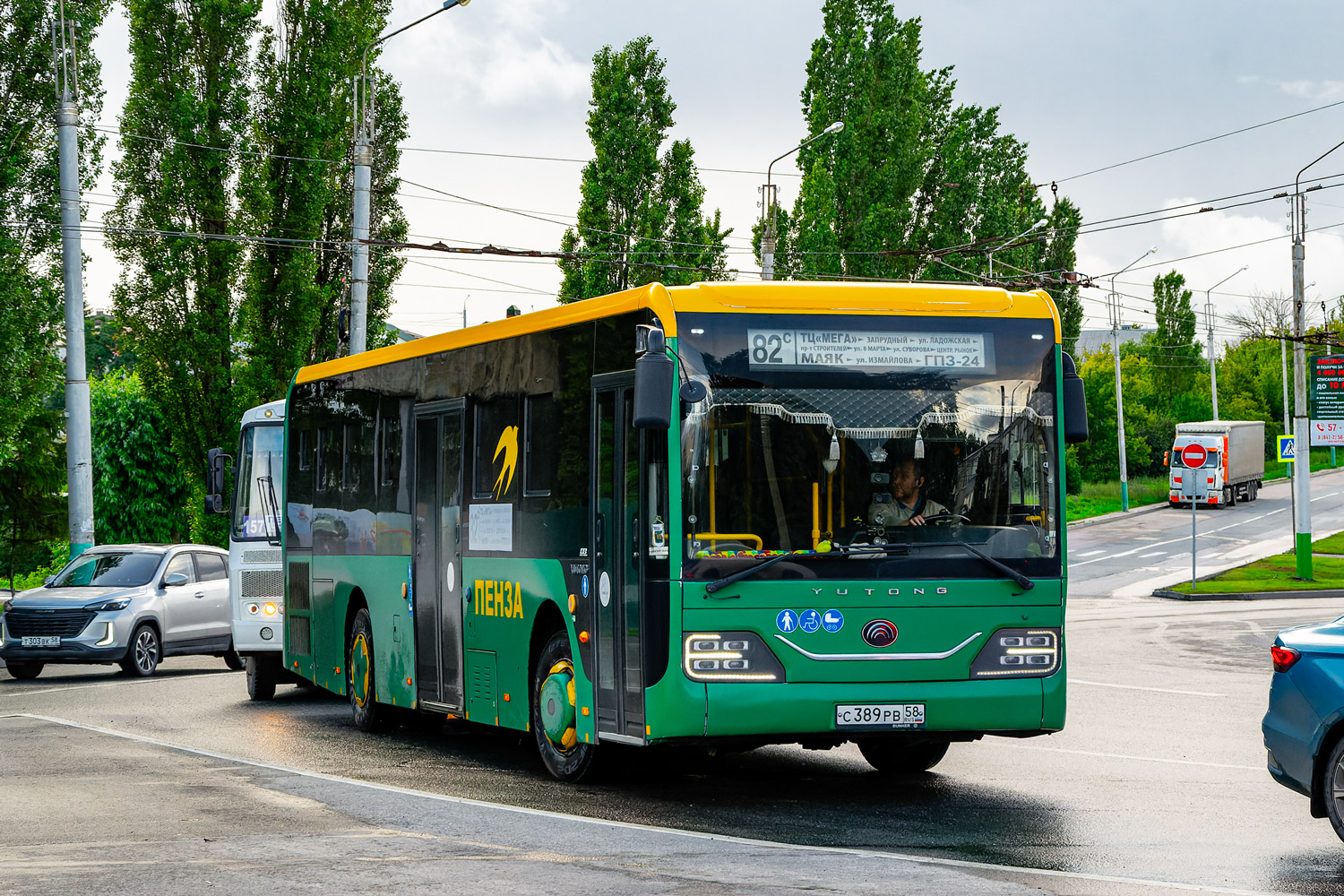 Пензенская область, Yutong ZK6116HG № С 389 РВ 58