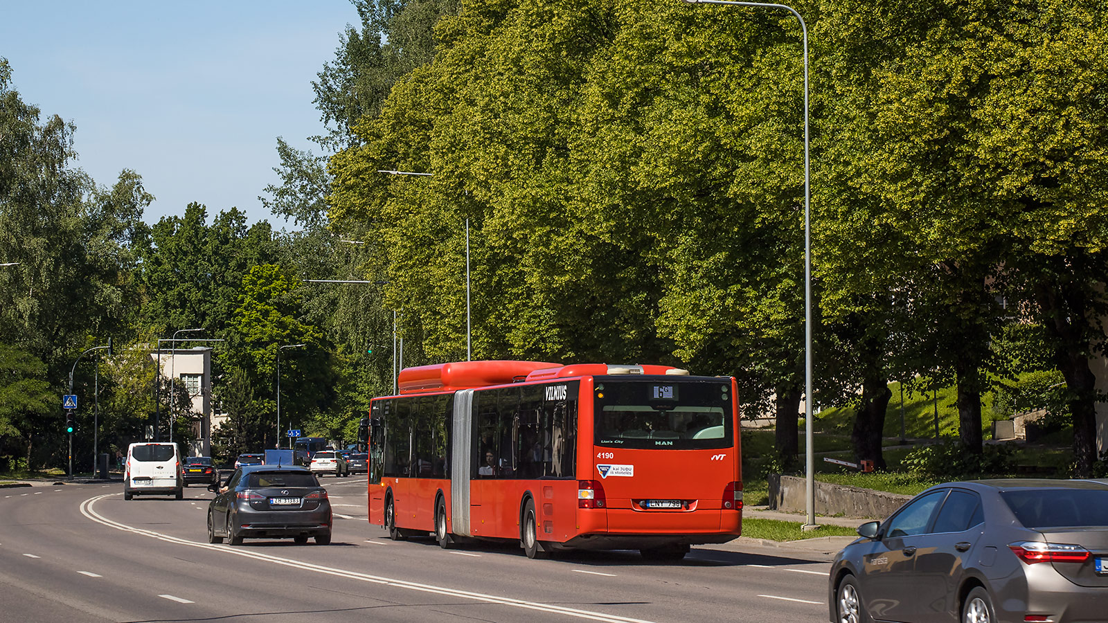 Литва, MAN A23 Lion's City G NG313 CNG № 4190