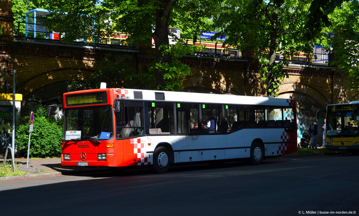 Берлин, Mercedes-Benz O405N2 № B-CM 1223 Берлин, Mercedes-Benz O405N2 № B-CM 1223