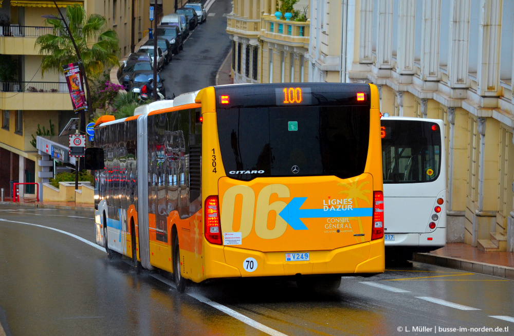 Монако, Mercedes-Benz Citaro C2 G № 1304