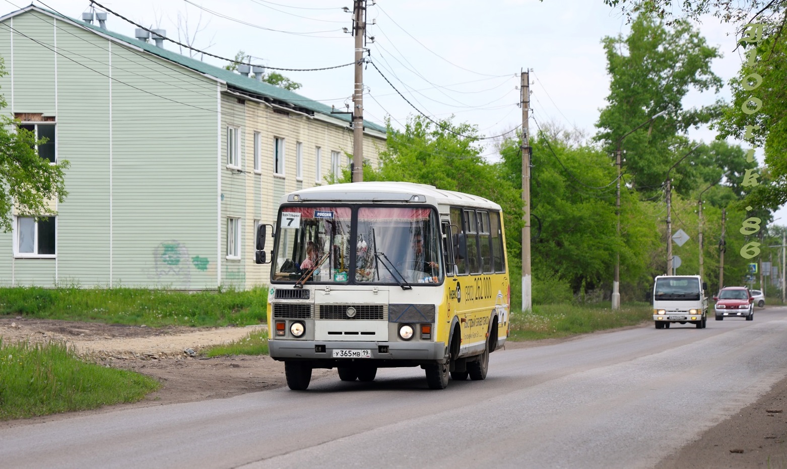 Хакасия, ПАЗ-32054 № У 365 МВ 19