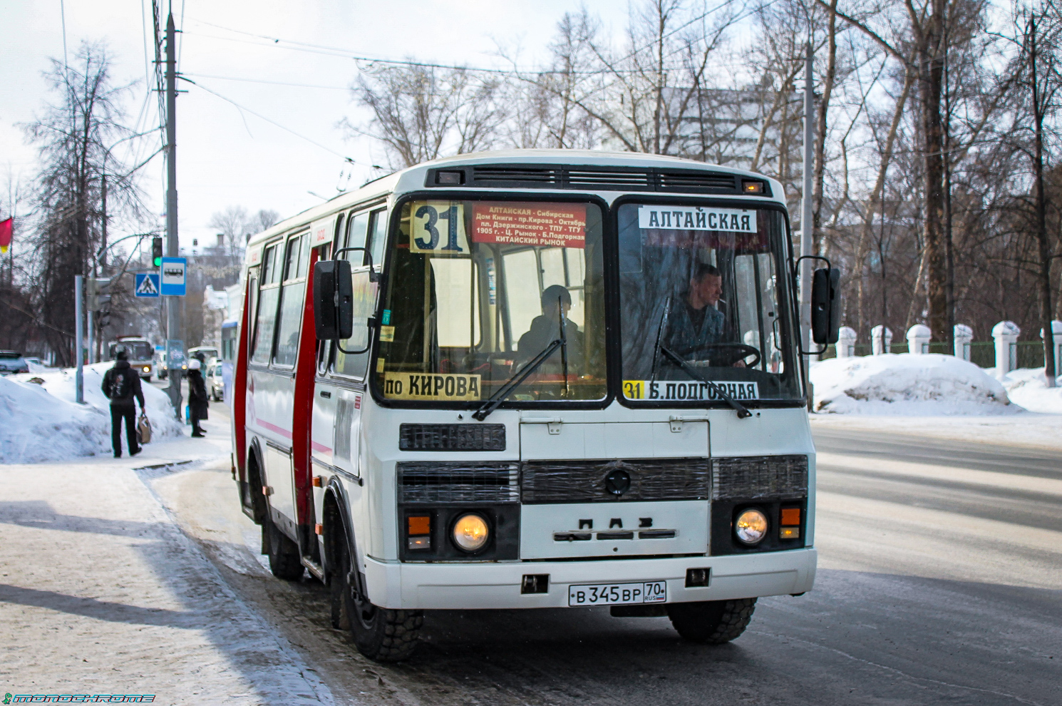 Томская область, ПАЗ-32051-110 № В 345 ВР 70