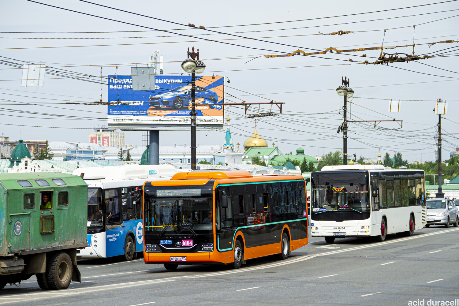 Омская область, Yutong ZK6116HG № 6104