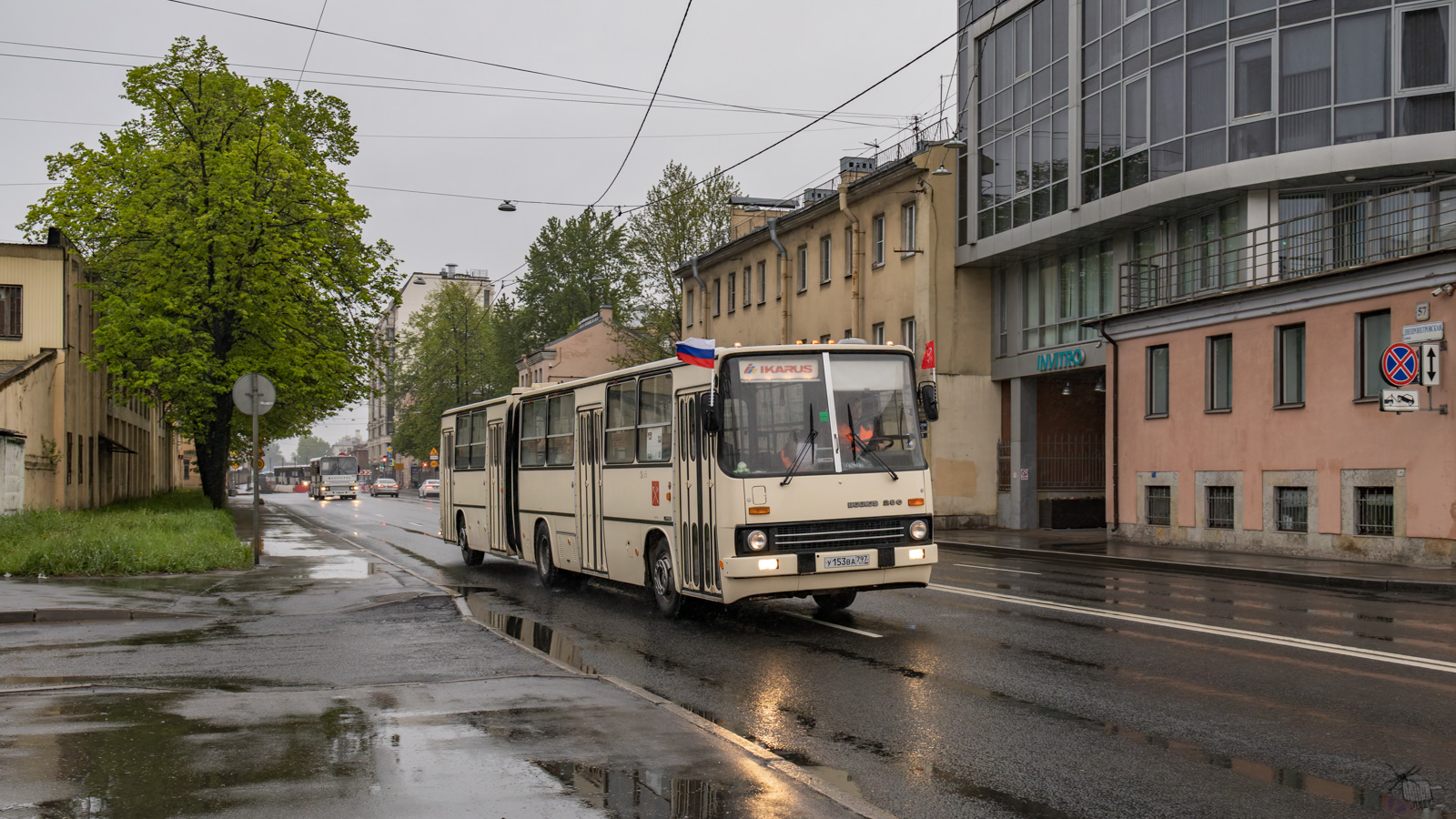 Москва, Ikarus 280.33M № У 153 ВА 797; Санкт-Петербург — VI Международный транспортный фестиваль "ТранспортФест-2025"