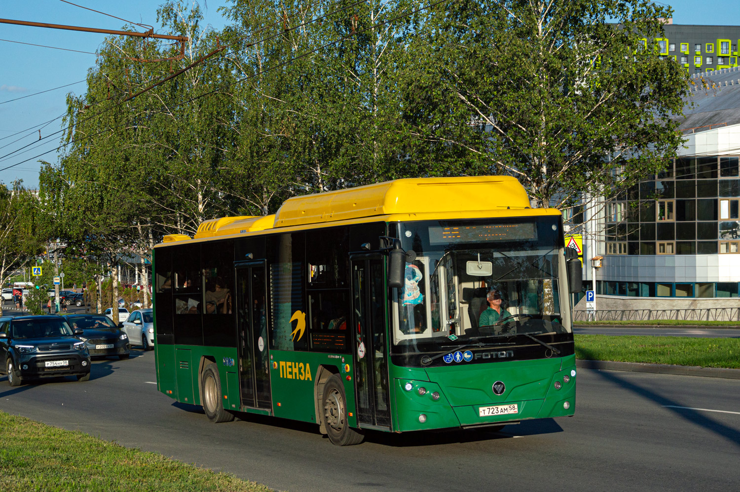 Пензенская область, Foton BJ6105C6MCD-1 № Т 723 АМ 58