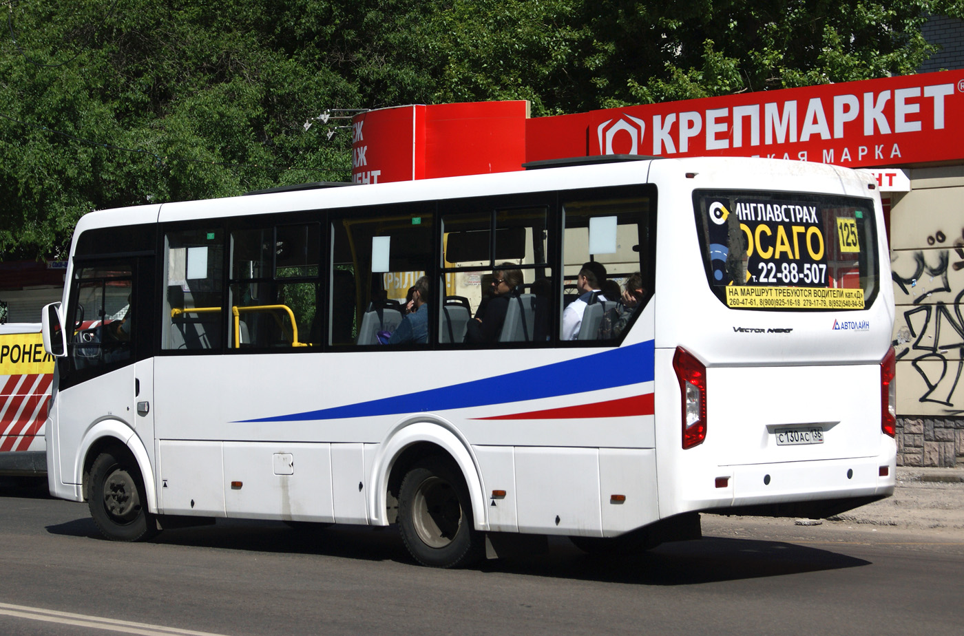 Воронежская область, ПАЗ-320405-04 "Vector Next" № С 130 АС 136