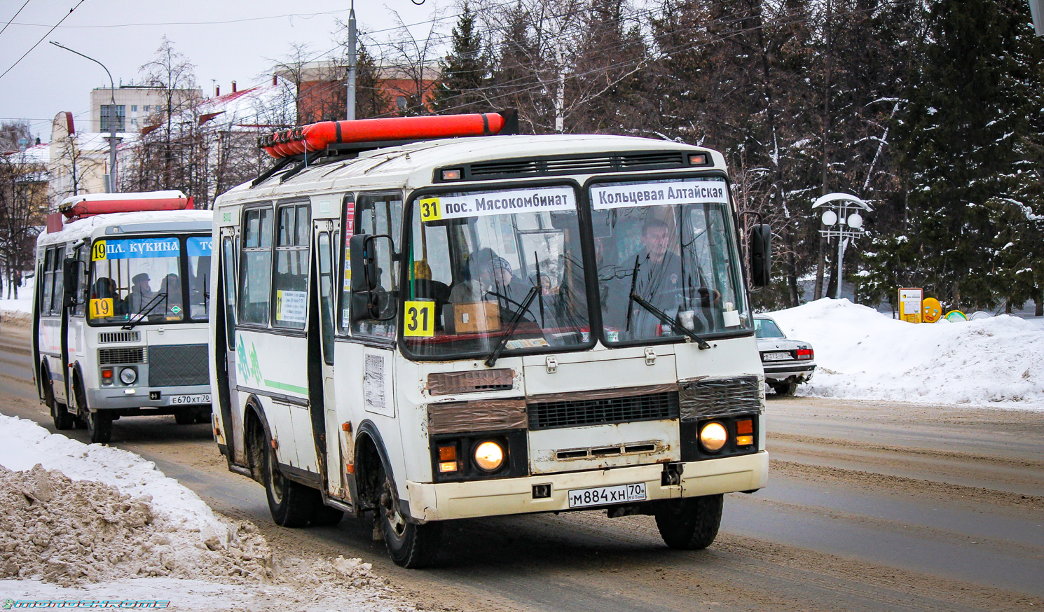Tomsk region, PAZ-32054 # М 884 ХН 70