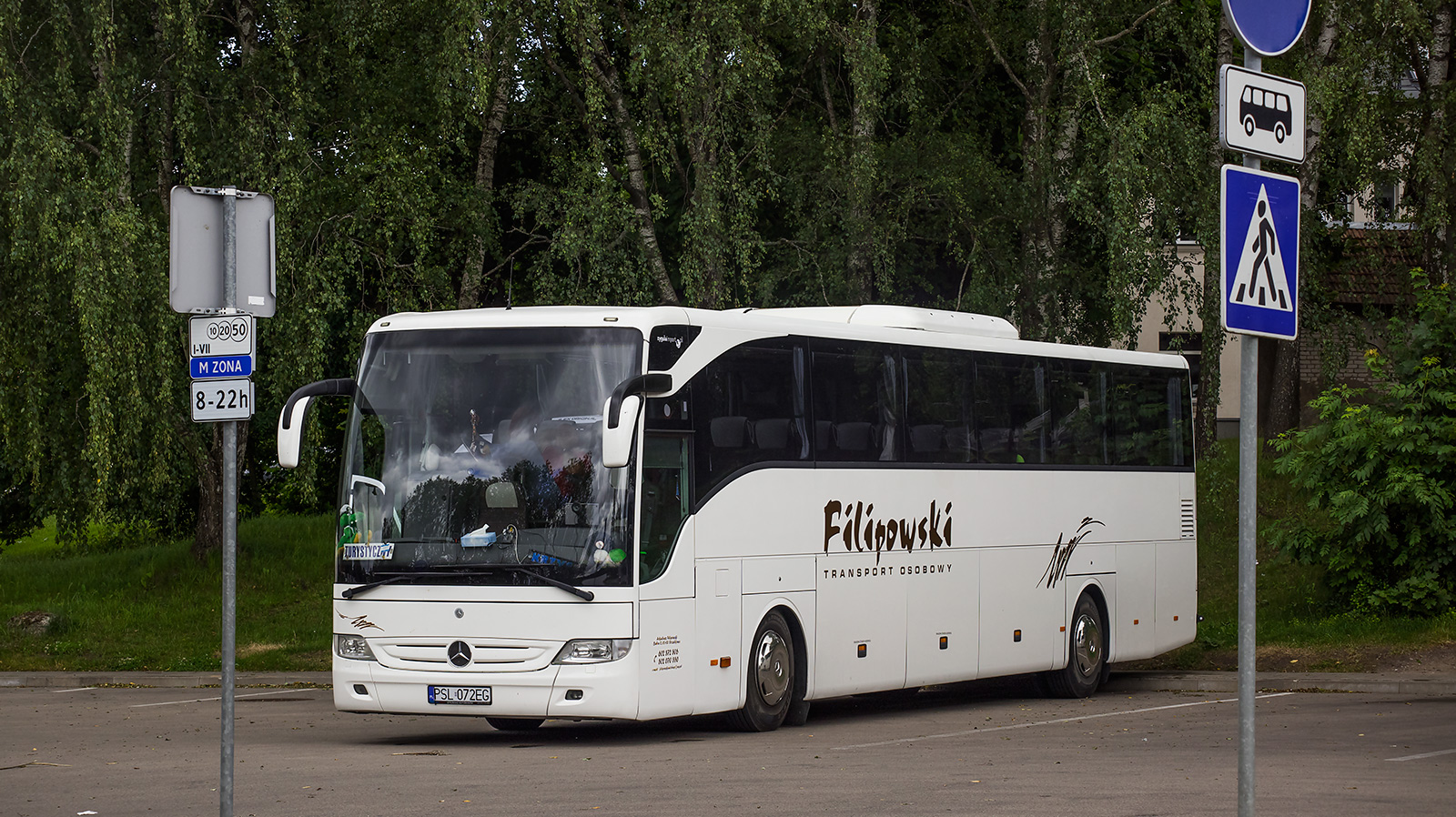 Польша, Mercedes-Benz Tourismo II M/2 16RHD № PSL 072EG