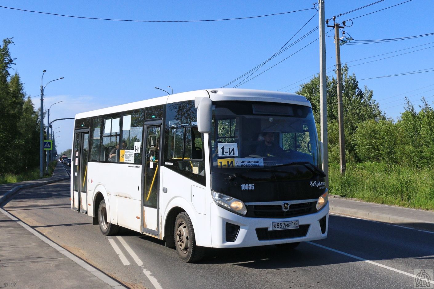 Санкт-Петербург, ПАЗ-320435-04 "Vector Next" № 10035 Санкт-Петербург, ПАЗ-320435-04 "Vector Next" № 10035