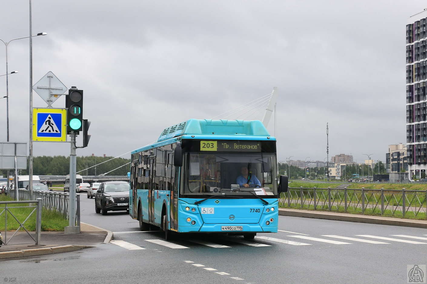 Санкт-Петербург, ЛиАЗ-5292.67 (CNG) № 7740