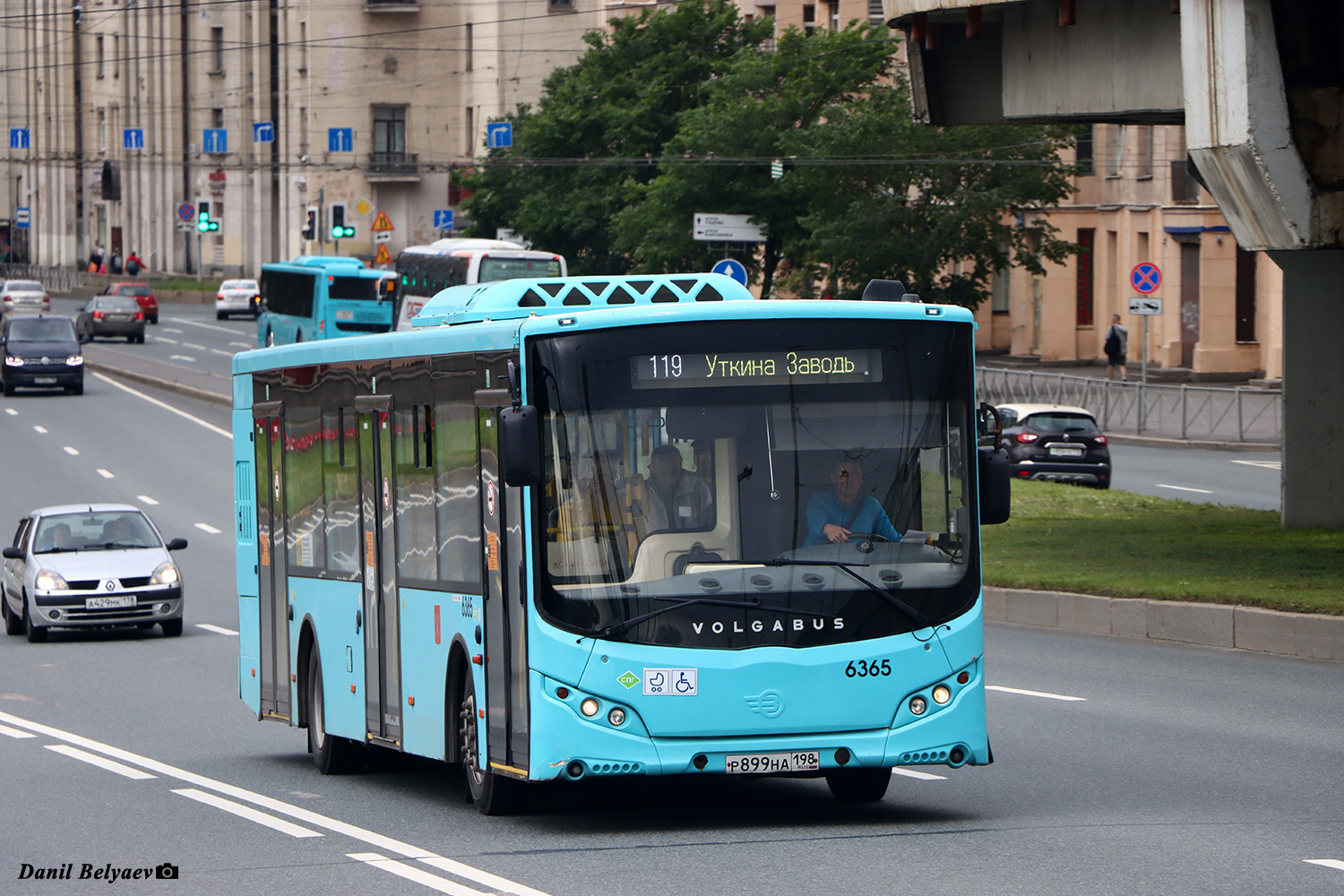 Saint Petersburg, Volgabus-5270.G2 (LNG) # 6365