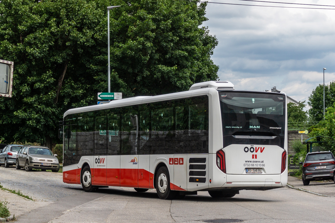 Австрия, MAN 42C Lion's Intercity LE 12 LEÜ360 EfficientHybrid № RO SAB 90