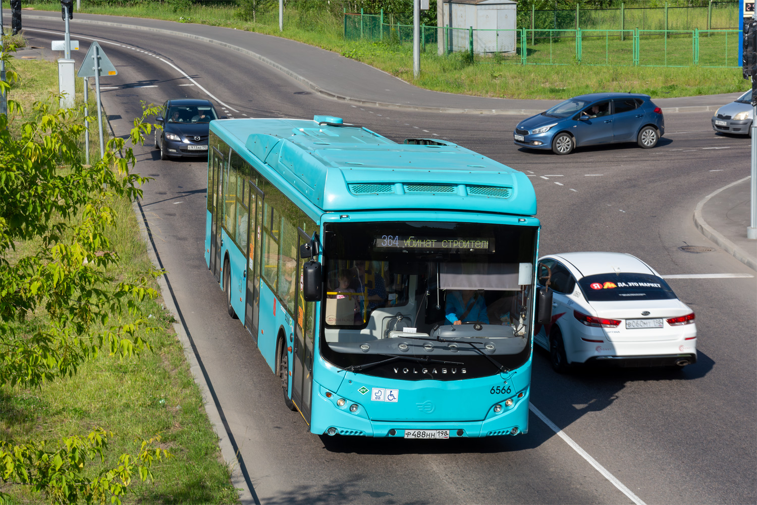Санкт-Петербург, Volgabus-5270.G4 (CNG) № 6566