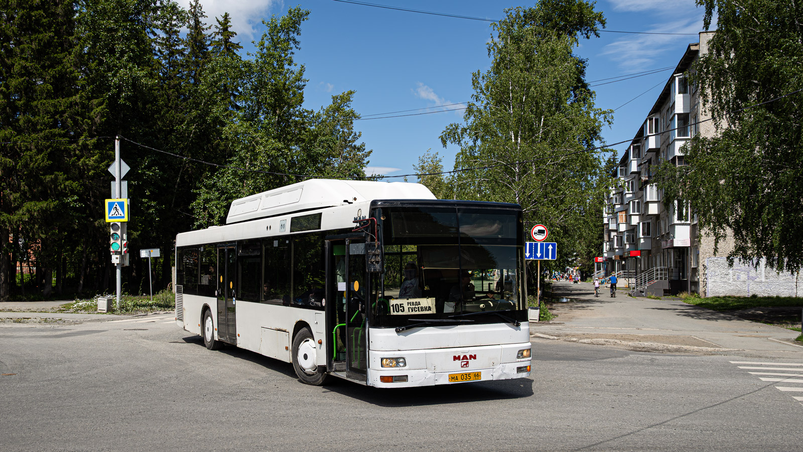 Свердловская область, MAN A21 NL313 CNG № МА 035 66
