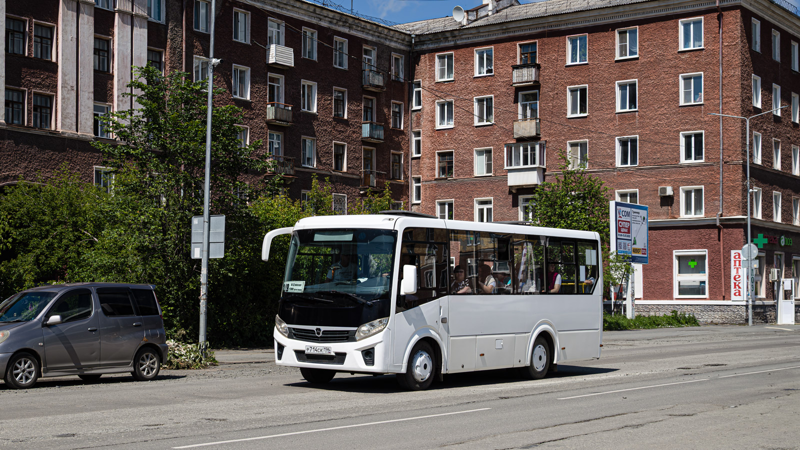 Свердловская область, ПАЗ-320435-04 "Vector Next" № Р 714 СК 196