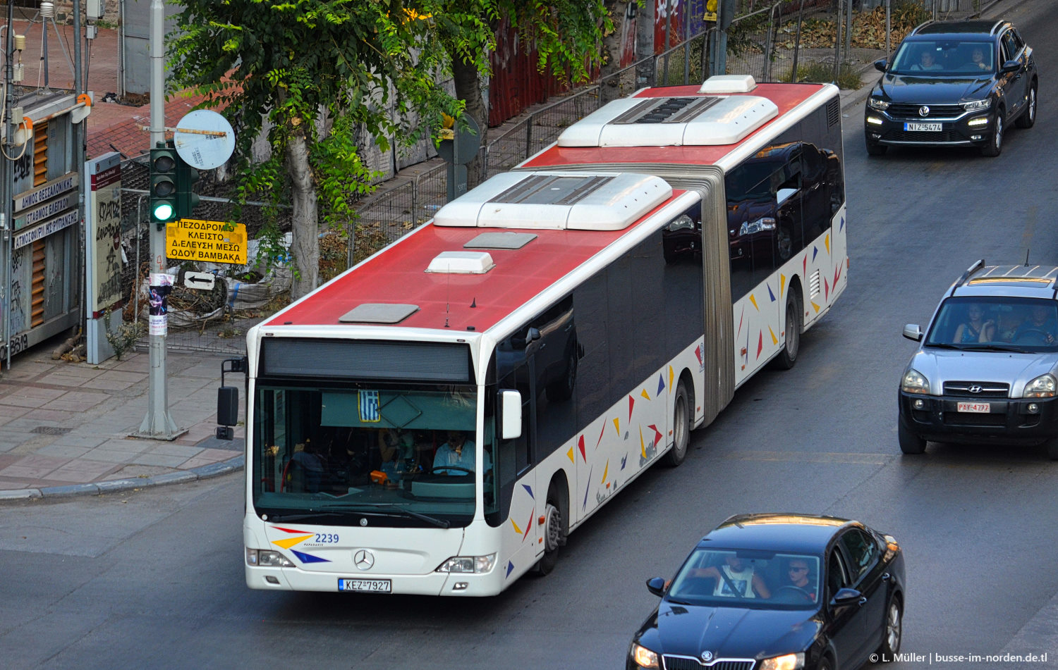 Греція, Mercedes-Benz O530G Citaro facelift G № 2239