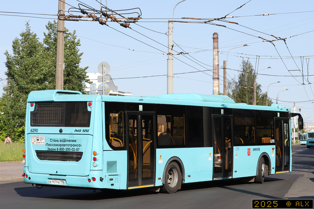 Санкт-Петербург, ЛиАЗ-5292.65 № 6290