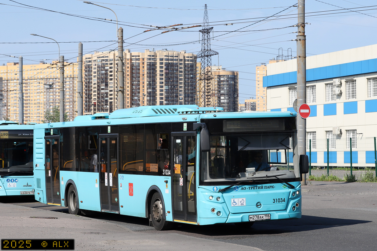 Санкт-Петербург, ЛиАЗ-5292.67 (LNG) № 31034