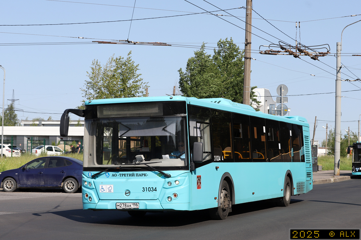 Санкт-Петербург, ЛиАЗ-5292.67 (LNG) № 31034
