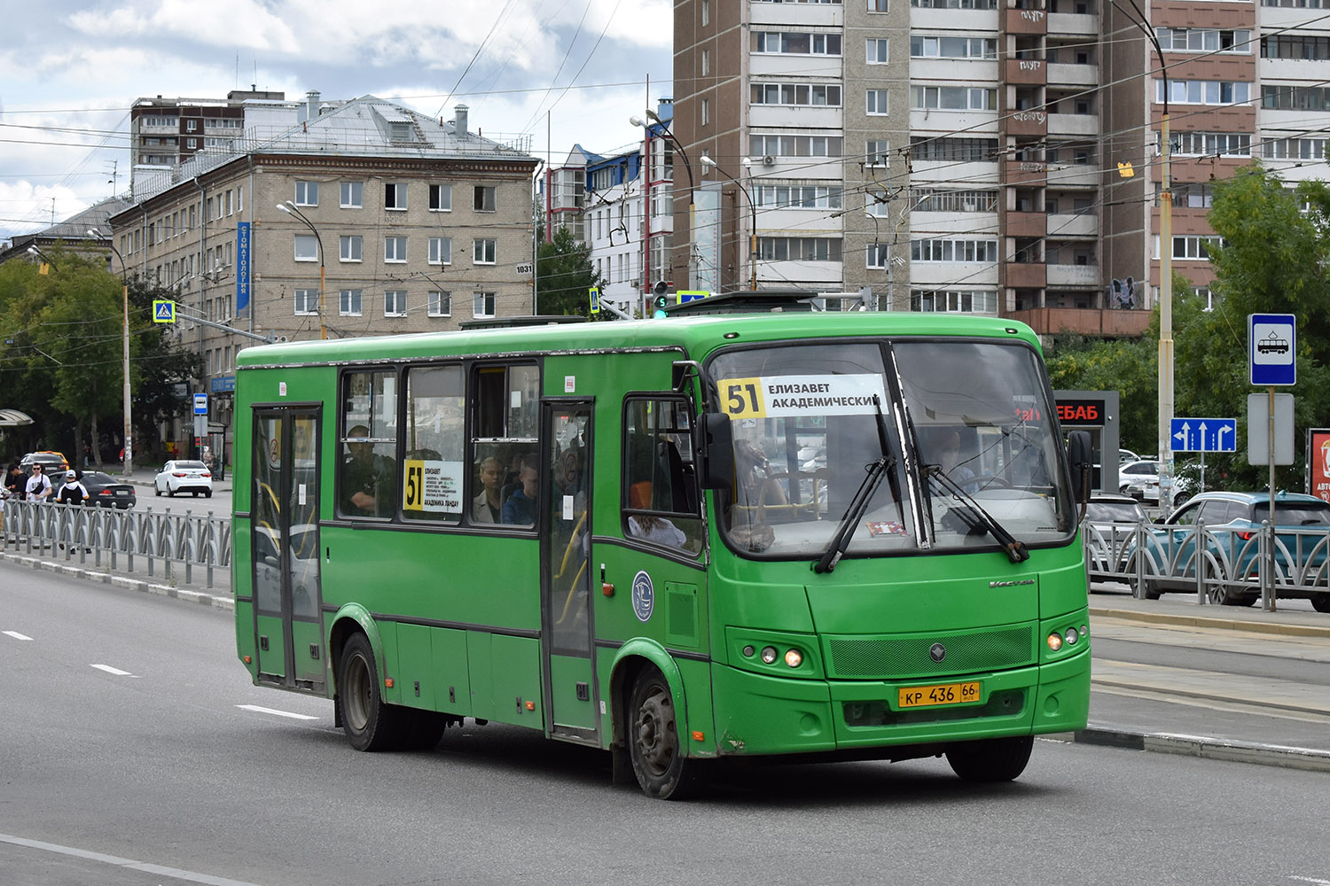 Свердловская область, ПАЗ-320414-04 "Вектор" (1-2) № КР 436 66
