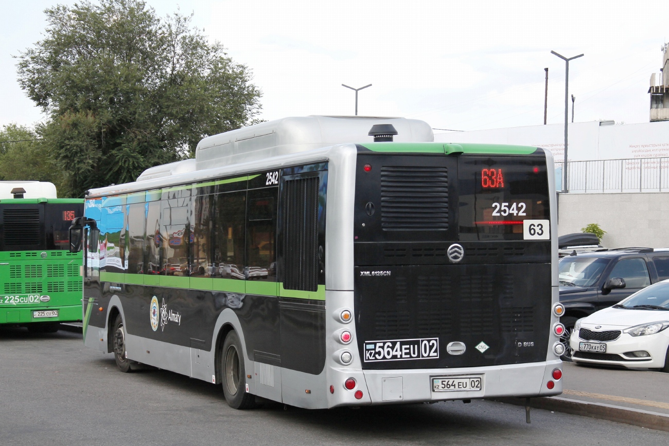 Алматы, Golden Dragon XML6125CN (Hyundai Trans Auto) № 2542