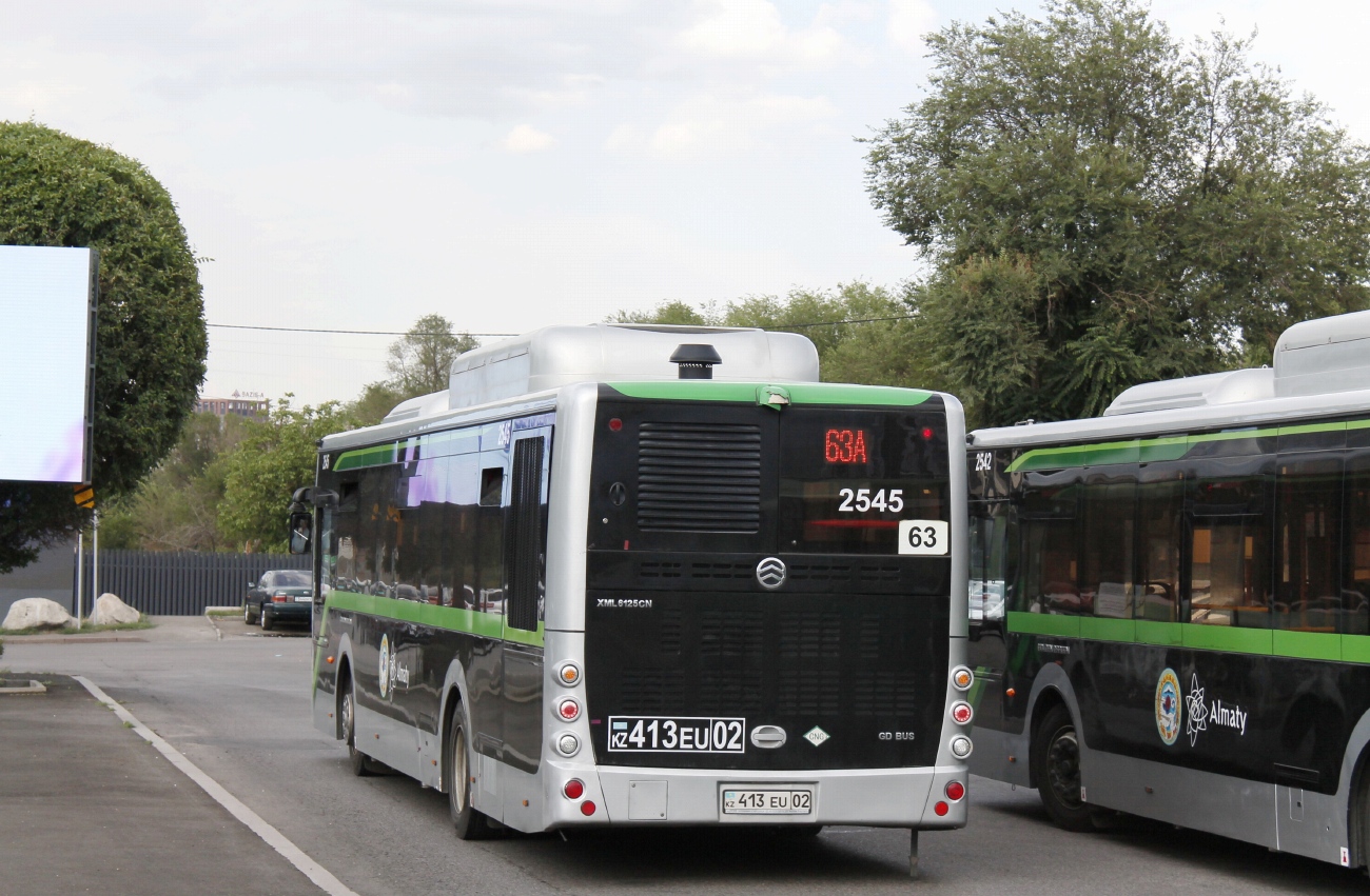 Алматы, Golden Dragon XML6125CN (Hyundai Trans Auto) № 2545 Алматы, Golden Dragon XML6125CN (Hyundai Trans Auto) № 2545