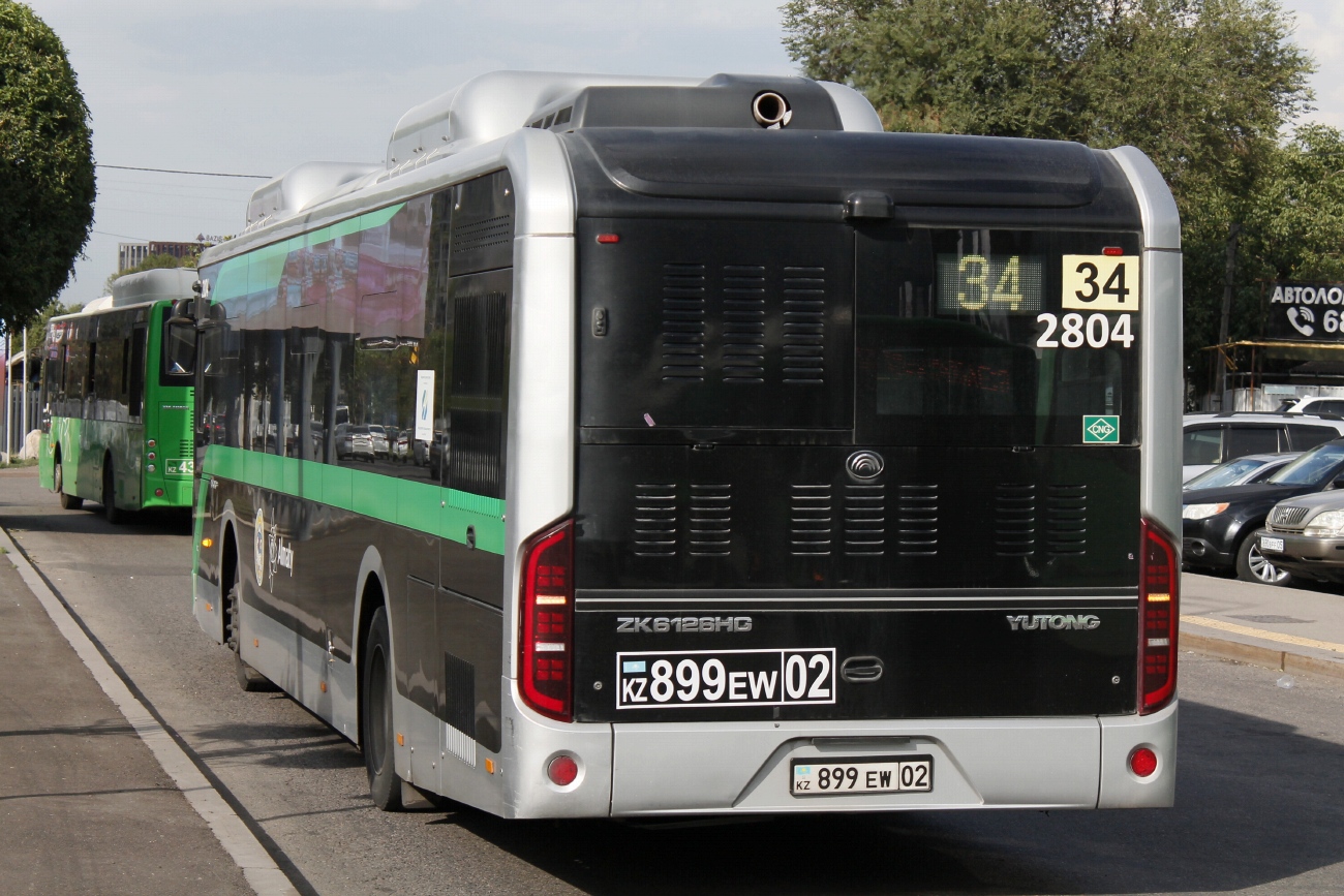 Алматы, Yutong ZK6126HG (QazTehna) № 2804