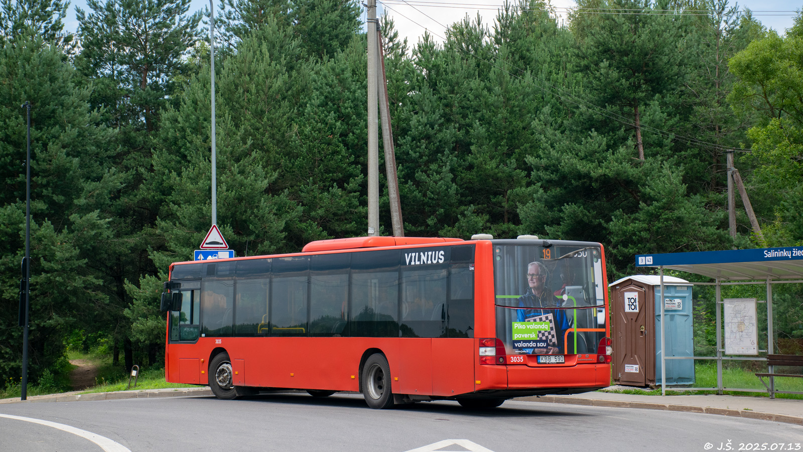 Литва, MAN A21 Lion's City NL273 № 3035