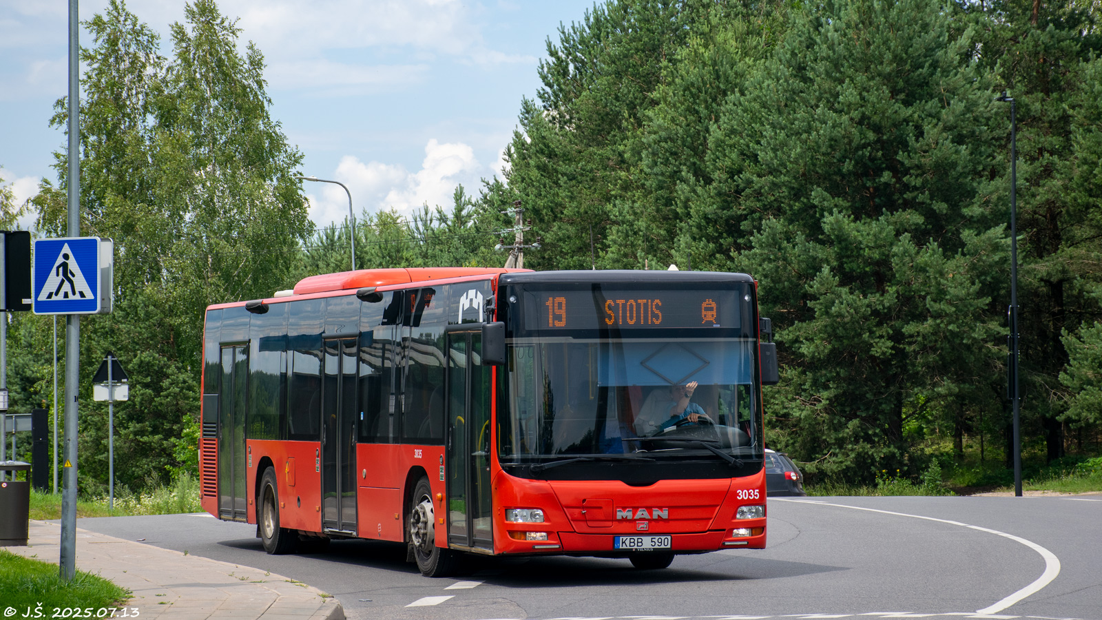 Литва, MAN A21 Lion's City NL273 № 3035