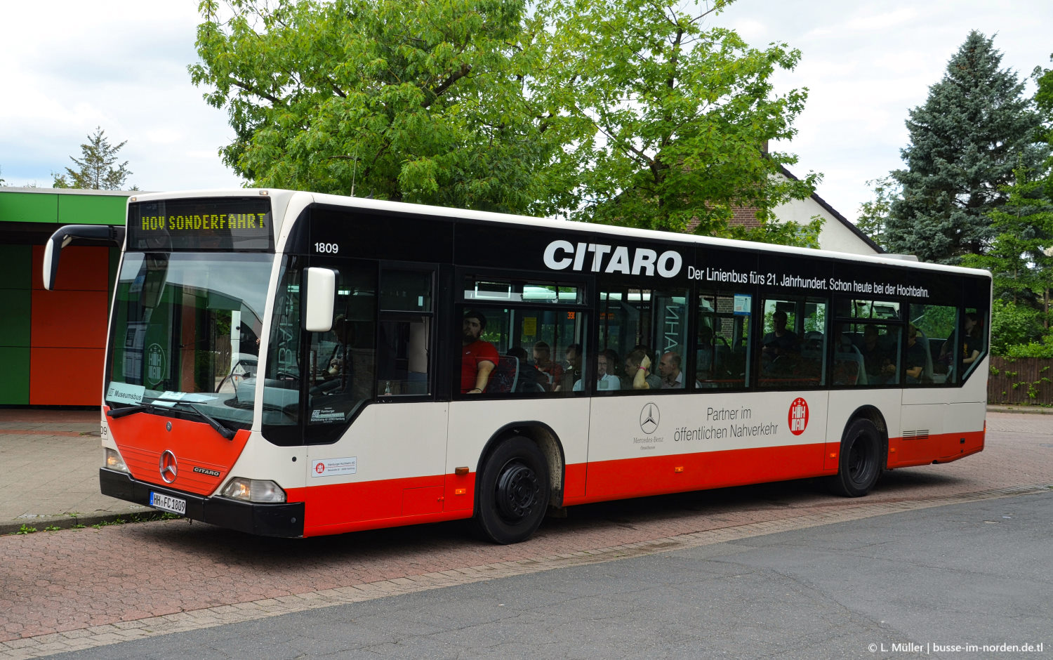 Гамбург, Mercedes-Benz O530 Citaro № 1809; Нижняя Саксония — Bustreffen Wehmingen Hannoversches Straßenbahnmuseum 13.07.2025