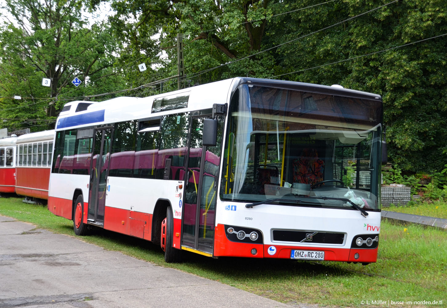 Нижняя Саксония, Volvo 7700 № 280; Нижняя Саксония — Bustreffen Wehmingen Hannoversches Straßenbahnmuseum 13.07.2025