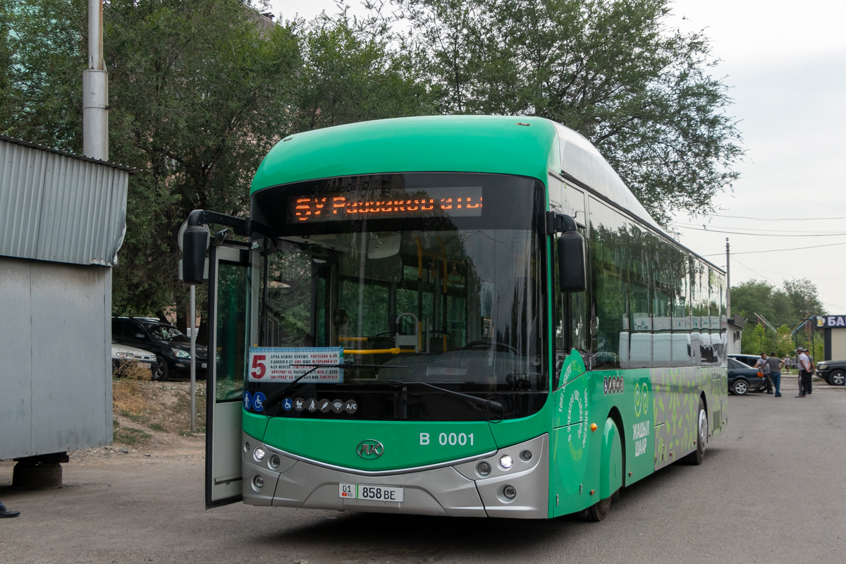 Кыргызстан, Ankai HFF6124G03EV № B 0001