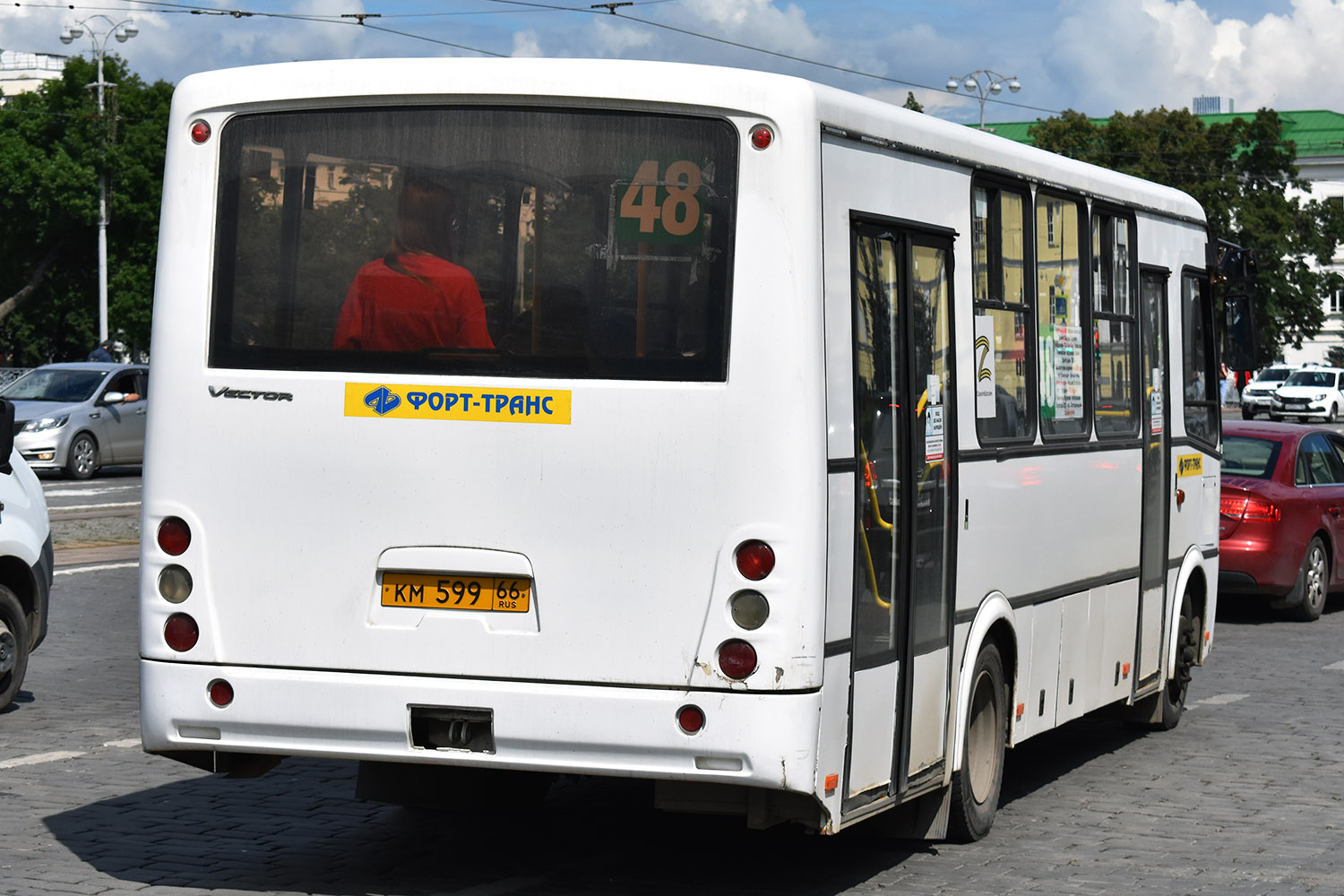 Свердловская область, ПАЗ-320414-05 "Вектор" (1-2) № КМ 599 66