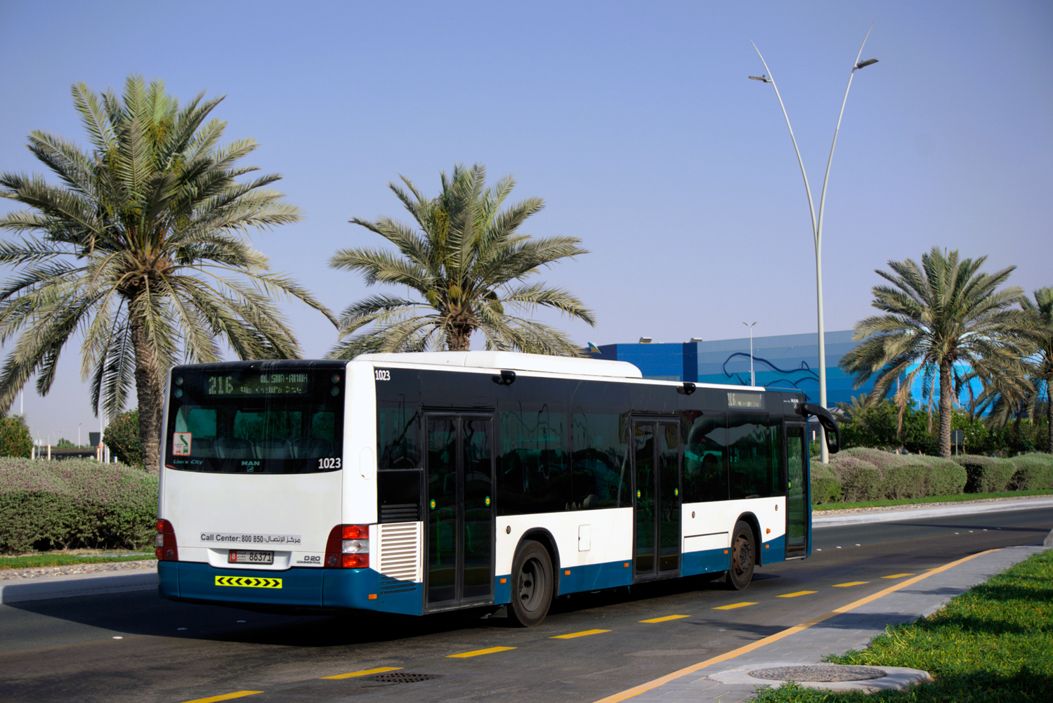 ОАЭ, MAN A21 Lion's City NL313 № 1023