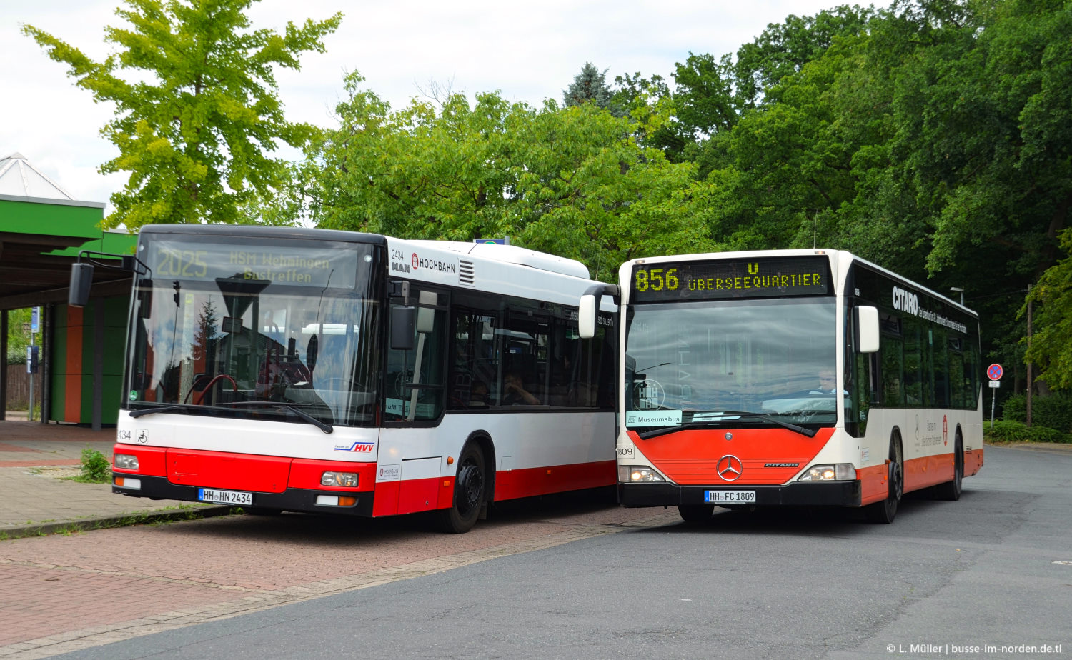 Гамбург, Mercedes-Benz O530 Citaro № 1809; Нижняя Саксония — Bustreffen Wehmingen Hannoversches Straßenbahnmuseum 13.07.2025
