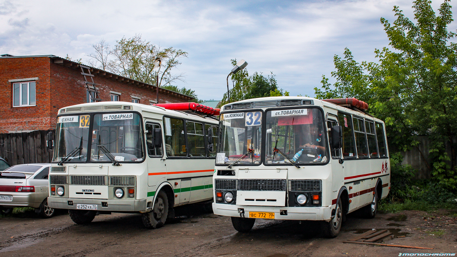 Томская область, ПАЗ-32051-110 № ВС 772 70