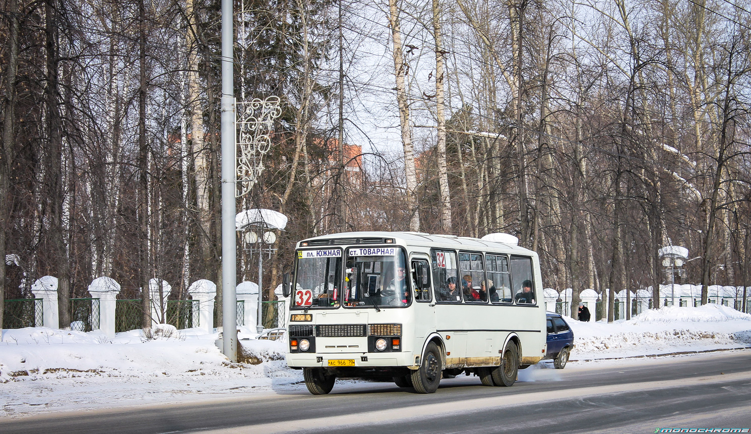 Томская область, ПАЗ-32054 № АС 966 70