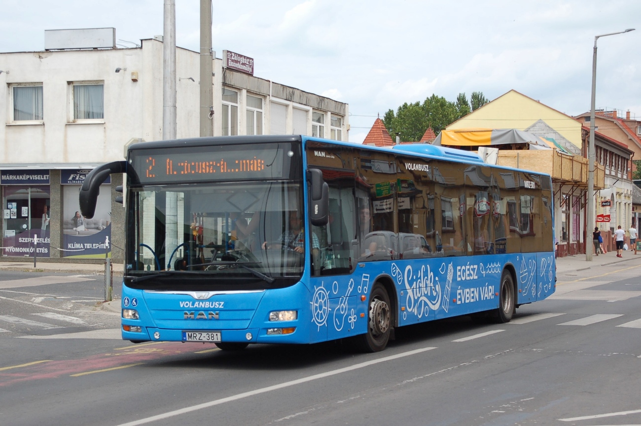 Венгрия, MAN A21 Lion's City NL283 № MRZ-381