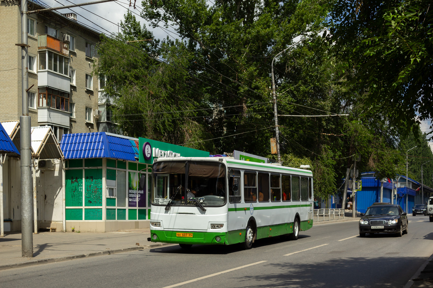 Саратовская область, ЛиАЗ-5256.36-01 № ВЕ 607 64