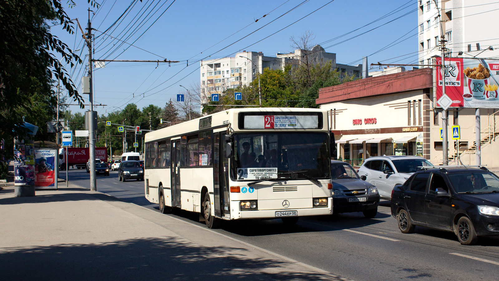 Саратовская область, Mercedes-Benz O405N № О 244 ЕР 58